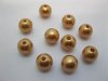 500 Light Coffee Round Simulate Pearl Loose Beads 10mm