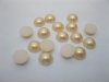1000Pcs 10mm Peach Semi-Circle Simulated Pearl Bead Flatback 1000Pcs 10mm Peach Semi-Circle Simulated Pearl Bead Flatback