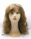 4Pcs Brown Long Curly Wavy Cosplay Party Hair Wig 50cm