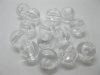 170Pcs Clear Transparent Round Beads 18mm