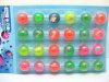 24 Bouncing Balls with Animal Inside 30mm Mixed Colour
