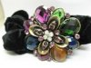 12pcs Chic Designer Hair Clips,Rhinestone Floral Clips