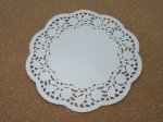 1 Box of 4000pcs Useful White Paper Doilies 114mm