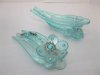40Pcs New Elegant Hair Clips W/Rhinestone Light Blue 40Pcs New Elegant Hair Clips W/Rhinestone Light Blue