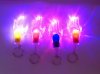 12 New Hand Light-Up Torches Key Rings Mixed