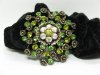 12pcs Chic Designer Hair Clips,Rhinestone Floral Clips