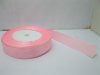 10Rolls X 25Yards Pink Satin Ribbon 18mm