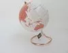 1Pc Rose Golden Color Desktop World Globe & Earth Map 1Pc Rose Golden Color Desktop World Globe & Earth Map
