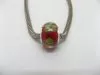 100 Red Murano Round Glass European Beads be-g380 100 Red Murano Round Glass European Beads be-g380