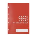 36Pcs A4 Binder Book - 96 Pages, Red