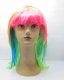 4Pcs Colorful Long Straight Cosplay Party Hair Wig 54cm 4Pcs Colorful Long Straight Cosplay Party Hair Wig 54cm