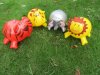 12X New Inflatable Animal Head Ball Blow Up Kids Toy 12X New Inflatable Animal Head Ball Blow Up Kids Toy