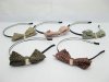 80 New Thin Hair Band with Attached Bowknot Mixed Color 80 New Thin Hair Band with Attached Bowknot Mixed Color