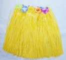 5Pcs Dress-up Hawaiian Yellow Hula Skirt 40cm