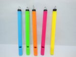 50Pcs Plastic Tubular Bird Water Whistle Toys Mixed Color