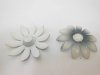 20Pcs Gray Blossom Sunflower Hairclip Jewelry Finding Beads 6cm