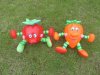 12X Inflatable Carrot Tomato Vegetable Doll Blow-up Toy