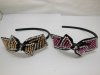 3x10Pcs Rhinestone Beaded Bowknot Hairband Mixed