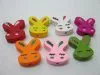 300Pcs Wooden Rabbit Head Beads Mixed Color 300Pcs Wooden Rabbit Head Beads Mixed Color