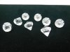 170Pcs Clear Diamond Bead Finding Wedding Decoration 20x19mm