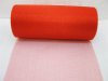 1Roll x 23M Tulle Roll Wedding Gift Bow Bridal Decoration - Red