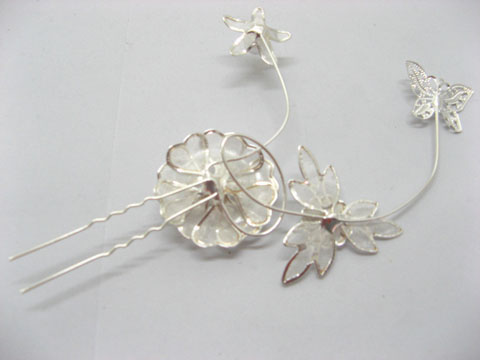 6X Elegant Bride Antique Silver Hairpin for Wedding bh-ha48 6X Elegant Bride Antique Silver Hairpin for Wedding bh-ha48