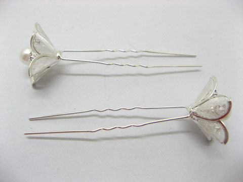 6pcs Elegant Silver Bride Hairpin 6pcs Elegant Silver Bride Hairpin
