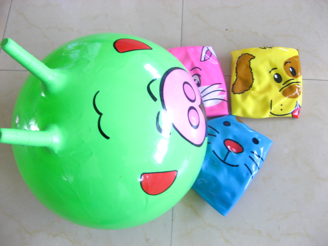 1X Inflatable Hopping Hop Smile Bouncing Ball 55cm 1X Inflatable Hopping Hop Smile Bouncing Ball 55cm