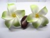 30 New Green Fabulous Foam Frangipani Flower 8x3.5cm 30 New Green Fabulous Foam Frangipani Flower 8x3.5cm