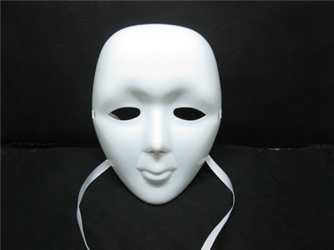 10Pcs DIY White Face Masks Party Favor - Click Image to Close