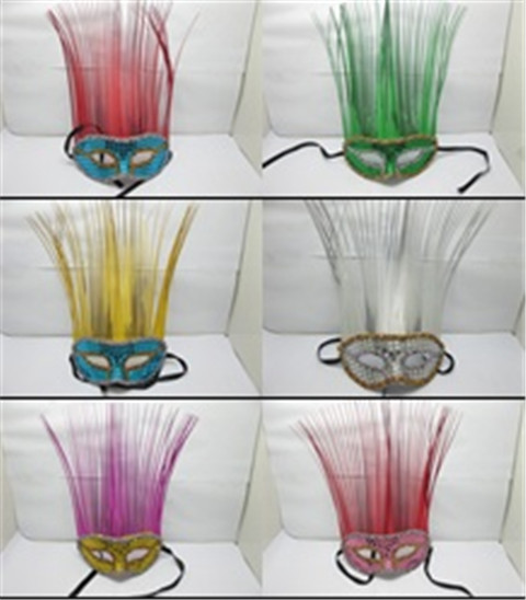 10 Plastic Dress Up Masks Party Favor - Click Image to Close