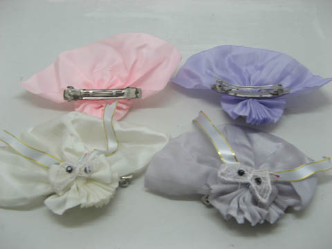 60 Cute Bowknot Barrette for Girls Mixed Color - Click Image to Close