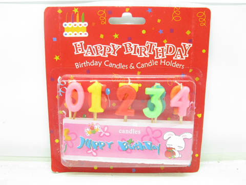 10 packs Birthday Numbers Candles Party Favor Mixed Color - Click Image to Close