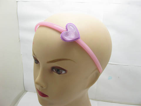 3x12 New Plastic Headband Hairband for Girls Mixed Color - Click Image to Close