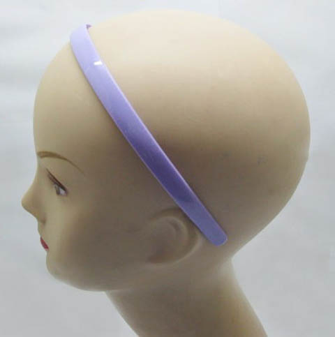 20X Purple Headbands Hair Clips Craft for DIY 12MM Wholesale - Click Image to Close