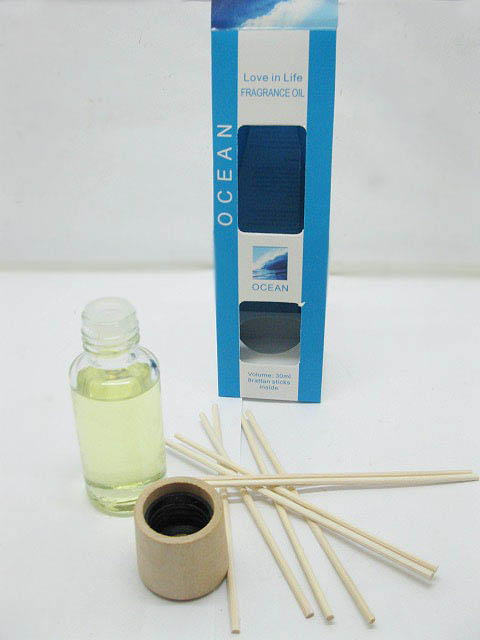 1X Bottles Ocean Fragrant Oil w/Rattan Sticks 1X Bottles Ocean Fragrant Oil w/Rattan Sticks