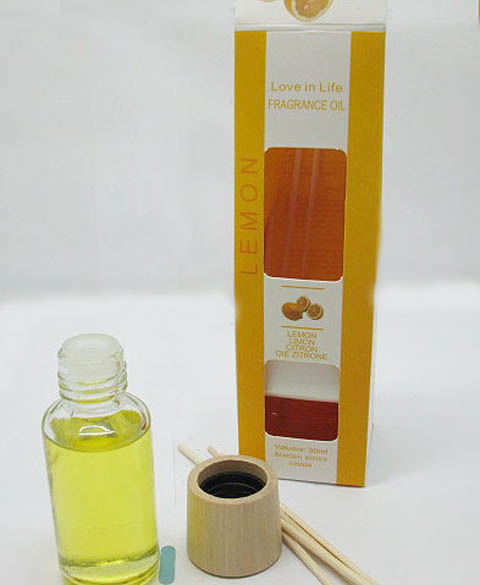1X Bottles Lemon Fragrant Oil w/Rattan Sticks 1X Bottles Lemon Fragrant Oil w/Rattan Sticks