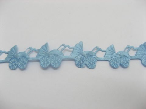 10Roll X 10Meters Blue Satin Cart Craft Daisy Ribbon 10Roll X 10Meters Blue Satin Cart Craft Daisy Ribbon