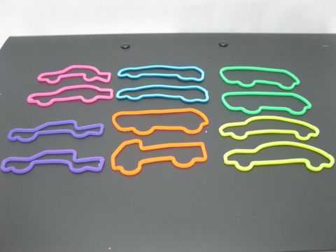 10Bags X 12Pcs Transport Car Silly Bands Bandz Mixed Color 10Bags X 12Pcs Transport Car Silly Bands Bandz Mixed Color