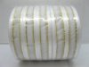 5Rolls X 250Yards White Edged Organza Ribbon 18mm 5Rolls X 250Yards White Edged Organza Ribbon 18mm