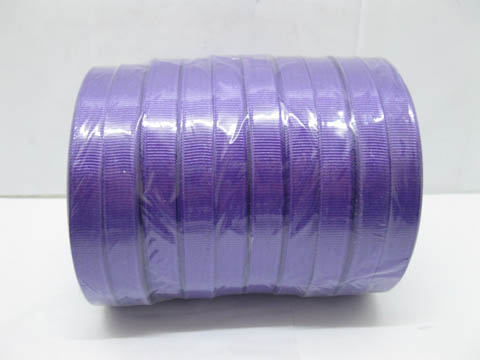 10Rolls X 25Yards Dark Purple Grosgrain Ribbon 9mm 10Rolls X 25Yards Dark Purple Grosgrain Ribbon 9mm