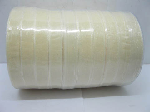 10Rolls X 50Yards Ivory Organza Ribbon 12mm 10Rolls X 50Yards Ivory Organza Ribbon 12mm
