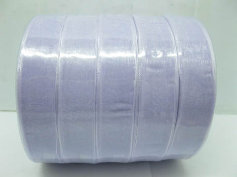 5Rolls X 250Yards Purple Organza Ribbon 18mm - Click Image to Close