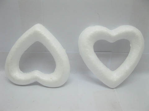 200Pcs Polystyrene Foam Hollow Heart Decoration Craft DIY 76mm 200Pcs Polystyrene Foam Hollow Heart Decoration Craft DIY 76mm