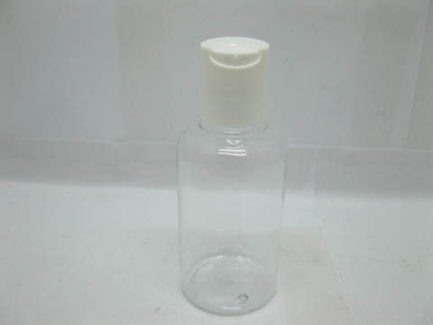 12x Transparent Barber Comestic Application Press Bottle 75ml - Click Image to Close