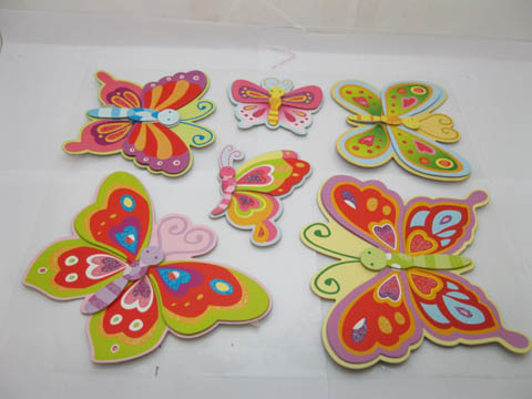 3Sheets Butterfly Window Wall Room Decorative Stickers - Click Image to Close