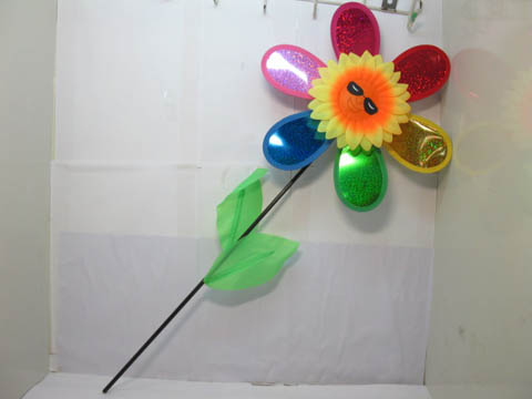 10X Shiny Colourful Sunflower Windmill For Funny 10X Shiny Colourful Sunflower Windmill For Funny