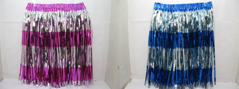 5X New Dress-up Hawaiian Hula Skirt 40cm Long - Click Image to Close