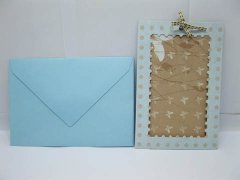 5Packs X 20Sets Blue Personlised Wedding Party Invitation - Click Image to Close