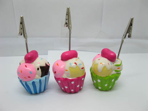 24Pcs Cupcake Card Holder/Clips Place Holder Mixed Colour - Click Image to Close